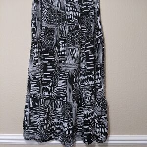 90s Vintage Printed Skirt